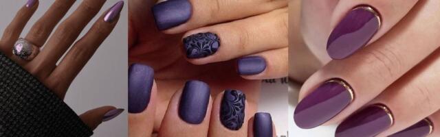 Najlepše ideje za ljubičasti manikir