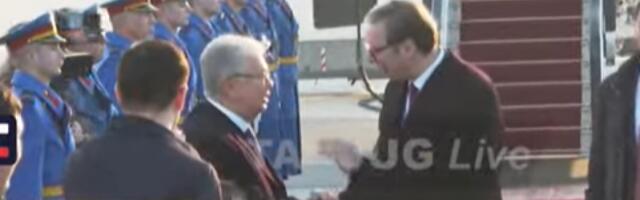 Vučić dočekao Tokajeva! Predsednik Kazahstana stigao u Beograd (VIDEO)