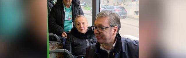 "DUGO NISAM UŠAO U GRADSKI PREVOZ, OVO ĆU ČEŠĆE DA RADIM" Vučić se provozao po Nišu autobusom (VIDEO)