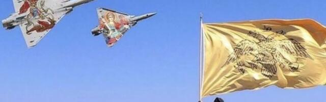 Monah Josif je savremeni zaštitnik grčkih vojnika: Sa Svete Gore zastavom pozdravlja grčke pilote i mornare