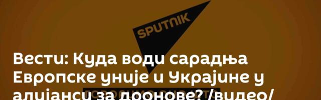Вести: Куда води сарадња Европске уније и Украјине у алијанси за дронове? /видео/