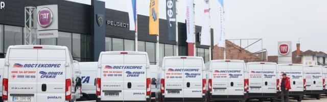 “Pošta“ u Čačku dobila 35 novih kombi vozila