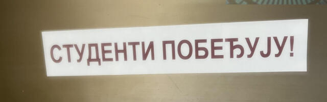 Studenti u Nišu podelili preko 70.000 nalepnica
