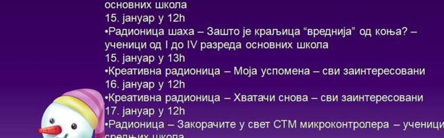 Radionice tokom Zimske škole u Centru za stručno usavršavanje u Leskovcu