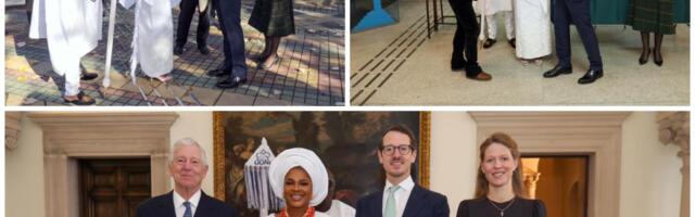 Princ Filip ugostio kraljicu Nigerije: Njeno veličanstvo darovala Srbiji simbol drevne afričke civilizacije (Foto)