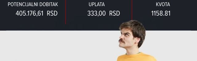 LUDI TIKET (-), sreda, 405.176 dinara: Marselj nije iznenadio Svece