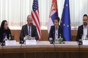 Брнабић: Привредна сарадња ће заузети важно место у дијалогу са САД