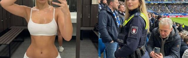 Policajka Sara "zapalila" stadion: Navijači joj snimali guzu na tribini, a kad vidite fotke sa Instagrama...
