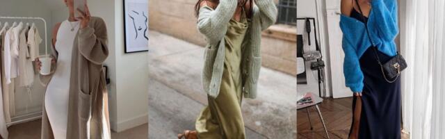 Kardigan & haljina - savršen stajling koji treba da probate