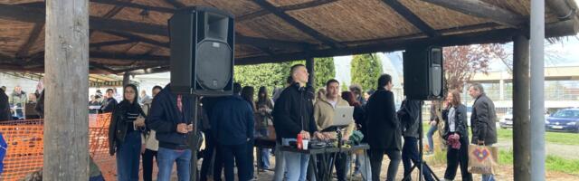 Druženje sa studentima u Velikom parku (VIDEO)