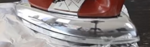 Uključila je peglu i izribala je lekom koji svi imamo u kući