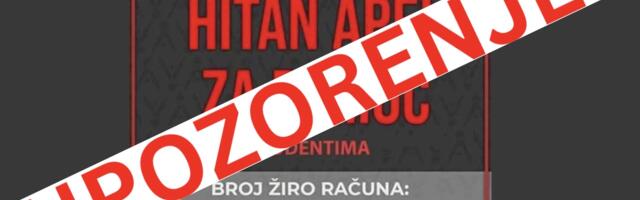UPOZORENJE NA PREVARU! Lažni žiro račun za pomoć studentima širi se društvenim mrežama