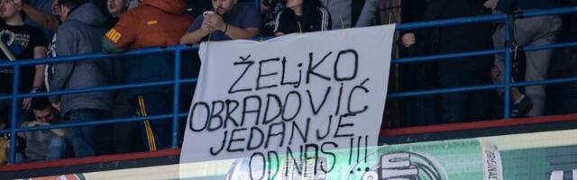 Cela Arena izviždala igrače Partizana (VIDEO)