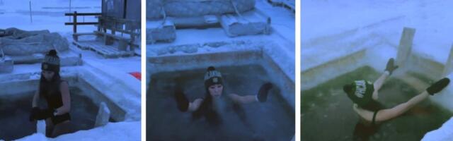 Alal vera, sestro! Snimak iz Rusije šokirao: Pogledajte, šta žena radi na - 50 stepeni (VIDEO)