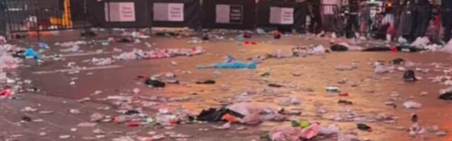 Pogledajte kako izgleda Tajms Skver nakon okupljanja Argentinaca: Ovo je neviđeno, lom na sve strane