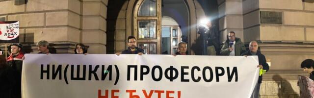 Pobunjena akademska zajednica u Nišu podržava zahtev studenata za izbore