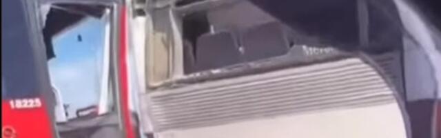 Sudar autobusa na auto-putu u smeru ka Nišu (VIDEO)