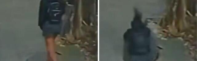 UZNEMIRUJUĆ SNIMAK Žena gleda u telefon, pa upada u šaht: Lopovi umalo da izazovu tragediju!