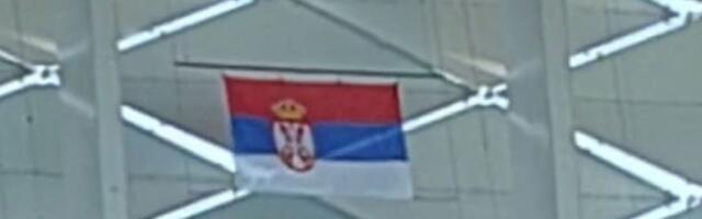 Fudbaleri Partizana odradili poslednji trening na Nacionalnom stadionu, u Luksemburgu i zastava Srbije