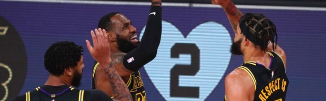 Dejvis 43, Lebron 36 poena i tripl-dabl, Lejkersi izbacili Portland (VIDEO)