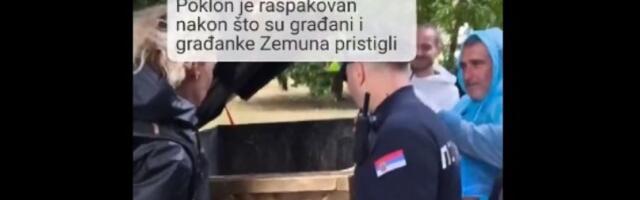 Zemuncima uručen ZLATNI KONTEJNER (VIDEO)