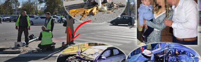 Tuga do neba! Na mestu pogibije tročlane porodice na Novom Beogradu ostavljene igračke, upaljene sveće... (FOTO/VIDEO)