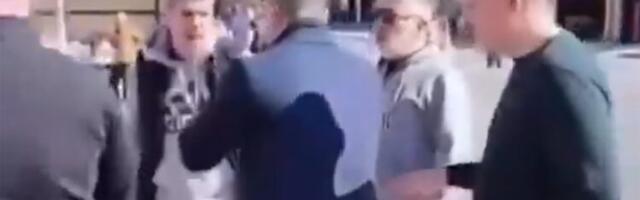 Naprednjaci ga udarali, a kad im je uzvratio uhapšen (VIDEO)