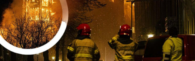 IZGORELA CRKVA STARA VEK I PO U NOVOGODIŠNJOJ NOĆI: Slavlje utihnulo, evakuisane desetine okolnih zgrada (VIDEO)