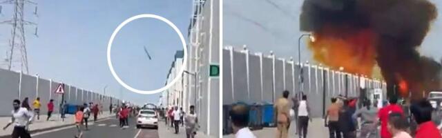 Dramatični snimak iz Katara: Projektil pada na ulicu u Dohi, ljudi beže i vrište!