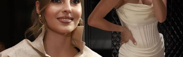 PRVA SLIKA DŽEJLE RAMOVIĆ U VENČANICI: Mlada pevačica BLISTA U BELOM, ljudi trljaju oči koliko je lepa - ramena GOLA, dekolte samo seva (FOTO)