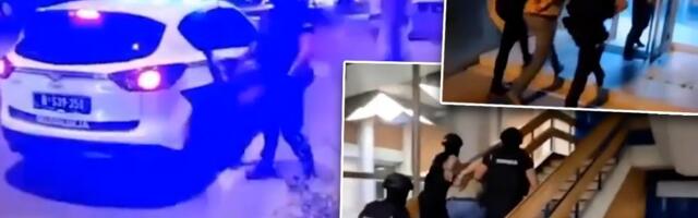 Snimak hapšenja osumnjičenog za ubistvo Mirkovića: Lisice na rukama i povijena glava (VIDEO)
