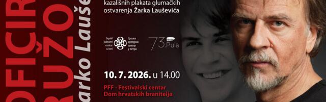 Izložba „Oficir s ružom – Žarko Laušević“ uoči 73. Pulskog filmskog festivala