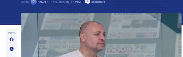 Nove zastrašujuće pretnje novinaru Vuku Cvijiću