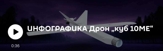 ИНФОГРАФИКА Дрон „куб 10МЕ“