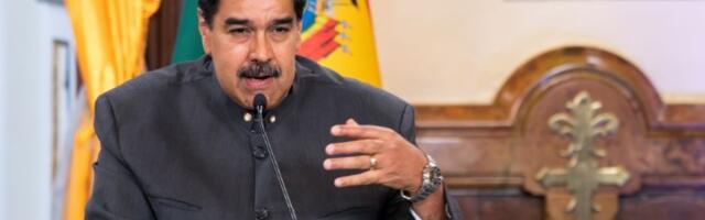 Prizor ispred Madurove palate pre nego što uhvaćen (VIDEO)