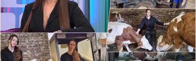 "MOJ DAN POČINJE I ZAVRŠAVA SE ŠTALOM" Lepa Anastasija sa 16 postala glava kuće da bi posle očeve smrti sačuvala krov nad glavom! Drži gazdinstvo s 30 krava