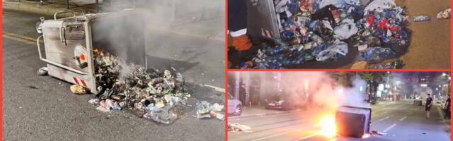 IZA SEBE OSTAVILI HAOS, 1.000 LJUDI ČISTILO ZA NJIMA CELU NOĆ! Pogledajte prizore sa gradskih ulica posle divljanja blokadera: ČIST PRIMER BAHATOSTI I NEKULTURE