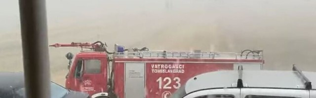 Kiša ugasila požar i spasila od katastrofe Roško Polje kod Tomislavgrada