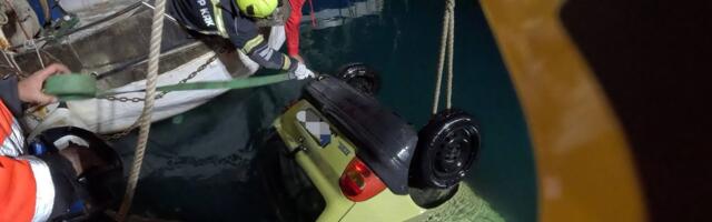 Noćna drama na Krku: Automobil upao u more, vatrogasci pojurili u akciju spasavanja