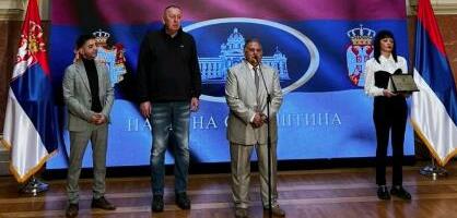 PRIZNANJE NARODNOM POSLANIKU: Grgur dobitnik Zlatne plakete Svetske organizacije Roma