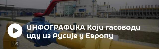 ИНФОГРАФИКА Који гасоводи иду из Русије у Европу