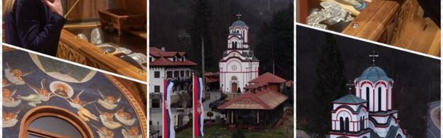 Ministarka Đurđević Stamenkovski podsetila na predanje o Milošu Obiliću i sudbonosni poziv kneza Lazara: U važnoj poseti manastiru Tumane (VIDEO)