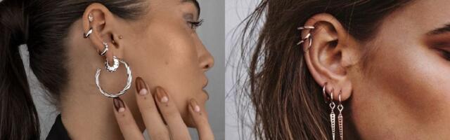 Modni detalj ili pečat stila - pirsing na ušima