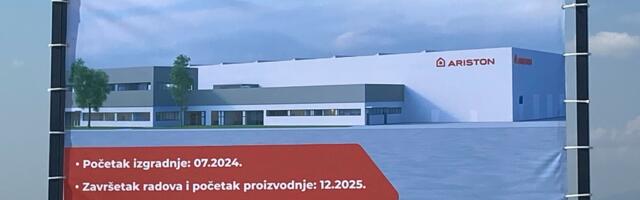„Ariston“ odložio zapošljavanje i pokretanje pogona u Nišu za 2026. godinu