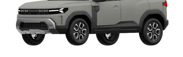 Serijska Dacia Bigster gotovo identična konceptu sudeći po patent prikazima