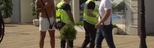 OBEZBEĐENJE REAGOVALO! Haos se nastavio u dvoristu! Pale žestoke pretnje i uvrede /VIDEO/