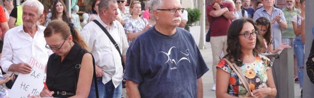 Sinoć u Čačku održan protest: pristalica sve manje, glavna tema Kablar