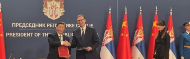 PRODUBLjIVANjE SARADNjE U NOVOJ ERI: Vučić i Si Đinping potpisali Zajedničku izjavu o podizanju partnerstva (VIDEO)