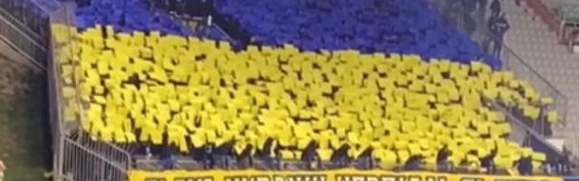 UEFA SANKCIONISALA UKRAJINU: 15.000 evra kazne zbog antiruskog transparenta