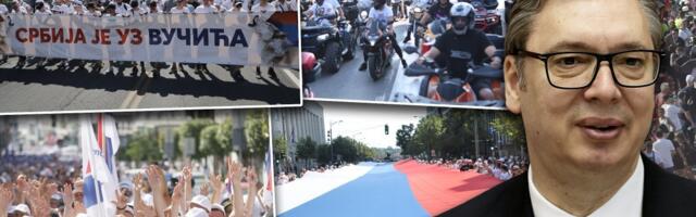 Nezapamćen prizor u srcu Beograda! Vučić se uskoro obraća ogromnom broju građana (VIDEO)